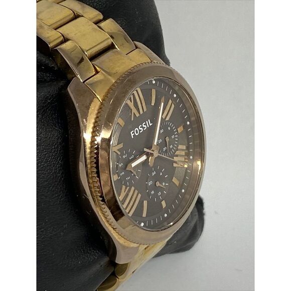 Fossil Cecile AM4533 Women's Gold Stainless Steel Analog Dial Quartz WAtch BP678 - Picture 5 of 12